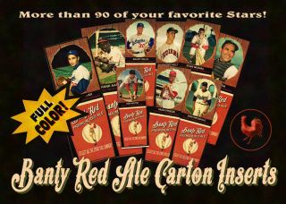 Banty Red Ale Carton Inserts RUSTY STAUB,  Houston Astros 2
