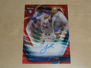 2019 Topps Finest Red Wave Refractor Rookie Rc Auto Jeff Mcneil 3/5 Mets Rc