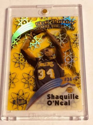 1997 - 98 Ultra Star Power Supreme Missing Diecut Shaquille O 