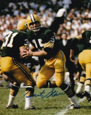 Bart Starr Signed Autographed 8x10 Photo Green Bay Packers
