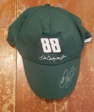 Dale Earnhardt Jr Autographed Kids Hat Cap Nascar