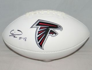 Calvin Ridley Autographed Signed Atlanta Falcons White Logo Football Jsa