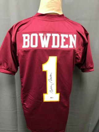 Bobby Bowden 1 Signed Fsu Seminoles Jersey Autographed Sz Xl Beckett Bas