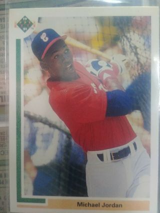 1991 Upper Deck Michael Jordan Sp1 Rookie Baseball Card Mlb Nba Hof Bulls