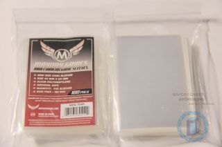 100pcs/pack Mdg - 7045 Mini Chimera Card Sleeves For 43x65 Board Game Protectors