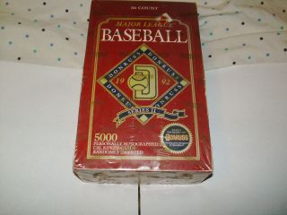 1992 Donruss Series Ii 2 Baseball Wax Box - 36 Packs Per Box