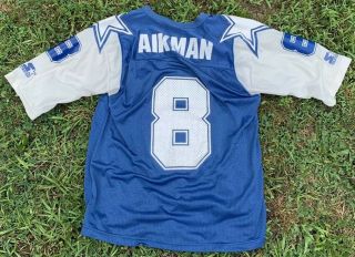 Troy Aikman Dallas Cowboys 1995 Starter Jersey Pro Team Qb Club Edition Sz46 M