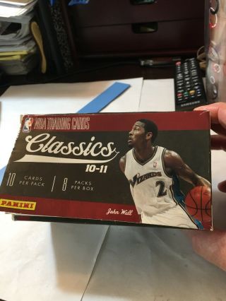 2010 - 11 Panini Classics Basketball Cards Blaster Box