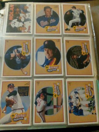 1990 Upper Deck Baseball Heroes Nolan Ryan