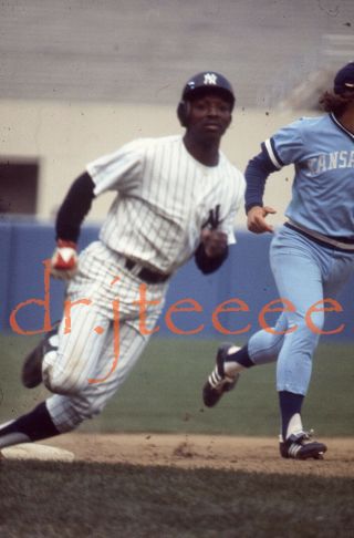 Mickey Rivers York Yankees - 35mm Baseball Slide