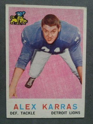 1959 Topps Football Alex Karras 103 Rc