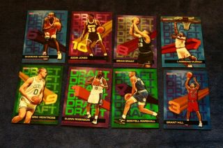 1994 - 95 Hoops Draft Eleven Card Set Glossy Finish/ Good Looking Cards