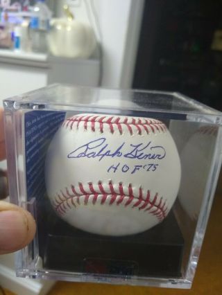 Ralph Kiner Pittsburgh Pirates Autographed Baseball Psa/dna