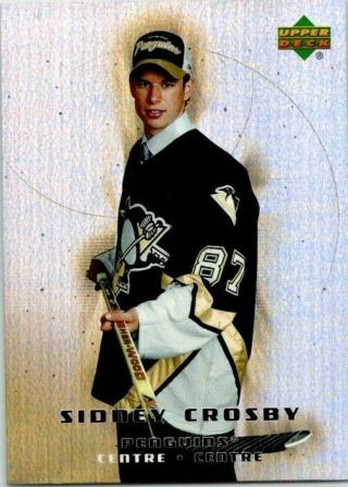 2005 - 06 Ud Mcdonalds Sidney Crosby Rookie Card 51 Nrmt Hockey Card B