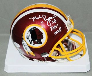 Mark Rypien Signed Autographed Washington Redskins Mini Helmet Sb Xxvi Mvp,  Jsa