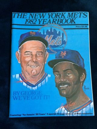 1982 The York Mets Official Yearbook Special An Amazin 