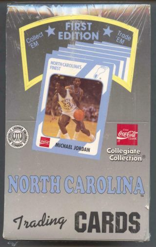 1989 North Carolina Tar Heals 1st Edition Collegiate Basketball Box