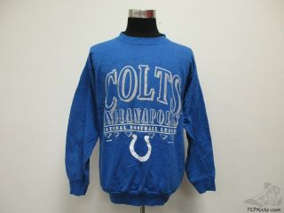 Vtg 90s Competitor Indianapolis Colts.  1992 Sweatshirt Sz Xl Extra Large Manning