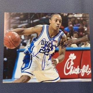 Jay Williams Hand Signed 8x10 Photo Duke Blue Devils Basketball Autographed