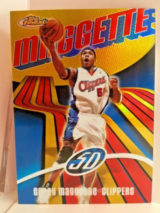 2003 - 04 Topps Finest Gold Refractor.  Corey Maggette.  63.  Ser.  No.  17/25