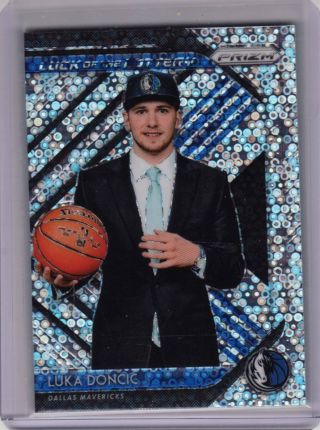2018 - 19 Panini Prizm Fast Break Luck Of The Lottery Luka Doncic Roy