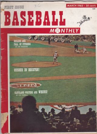 Baseball Monthly March 1962