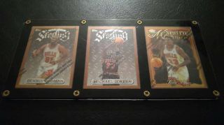 1996 - 97 Topps Finest Michael Jordan Scottie Pippen Dennis Rodman Chicago Bulls