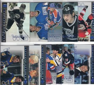 1999 - 00 99 - 00 Upper Deck Wayne Gretzky Profiles 10 Card Insert Set