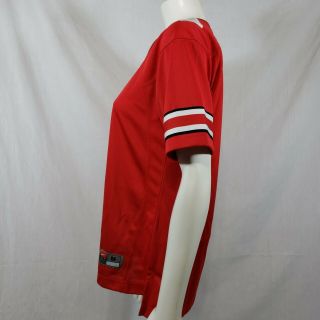 Nike Team Ohio State Buckeyes 2 Womens Medium OSU Home Red Football jersey 3