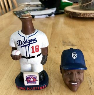 Pedro Martinez Dodgers Minor League Bobblehead Doll Red Sox Expos Yankees Zimmer 2