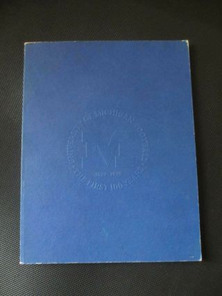 University Of Michigan Wolverines Football The First 100 Years 1879 - 1979 Book