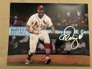 Adam Wainwright Signed Autographed 11x14 Photo Cardinals Pitcher