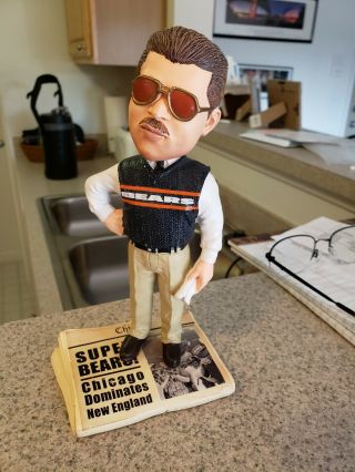 Mike Ditka Chicago Bears Coach Limited Edition Bobblehead Previously Displayed