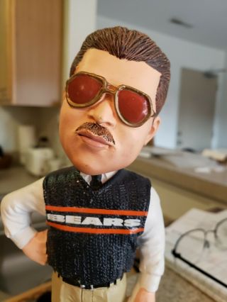 Mike Ditka Chicago Bears Coach Limited Edition Bobblehead Previously Displayed 3