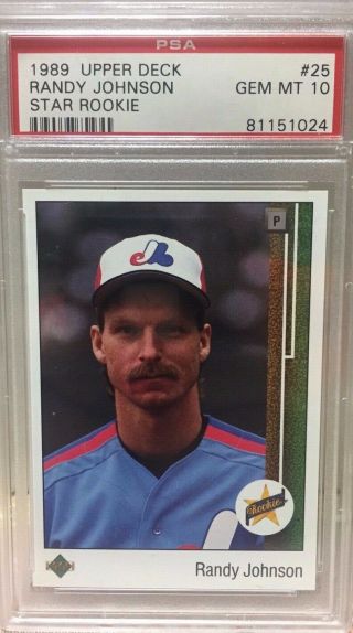 Montreal Expos Card Randy Johnson 25 - 1989 Upper Deck Rookie Hof - 10