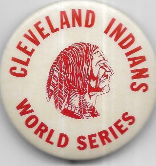 1954 Cleveland Indians World Series 1 - 3/4 " Pin