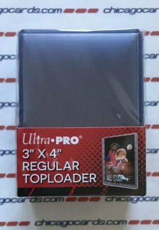 (25) Ultra Pro Regular Toploader Trading Cards Sports Cards Holder Crystal Clear