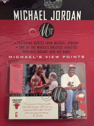 1996 1997 Upper Deck Michael Jordan View Points Complete Set Mvp 23 Michael 