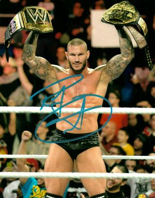 Wwe Randy Orton The Viper Rko Hand Signed Autographed 8x10 Photo With 1
