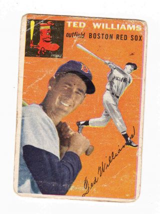Ted Williams 1954 Topps Baseball Card 1