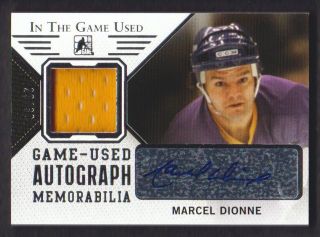 2015 - 16 Itg Jersey Autograph Silver Gua - Md1 Marcel Dionne Auto 29/30 Kings