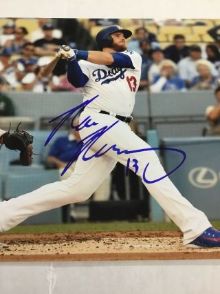 MAX MUNCY DODGERS STAR SIGNED AUTOGRAPHED 11X14 PHOTO PSA / DNA 2