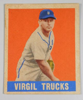 1948 Leaf Virgil Trucks 5 Detroit Tigers Vg/ex