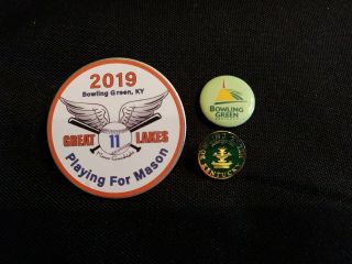 2019 Great Lakes Little League World Series Pins Honoring Mason - Bowling Green