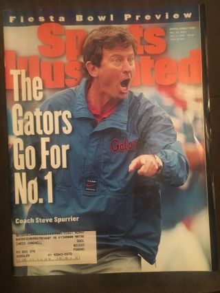 Gators Go For No.  1 Steve Spurrier - Sports Illustrated - December 25,  1995