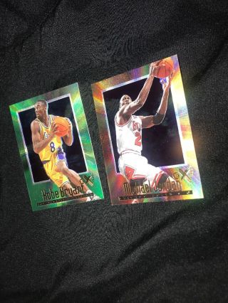 Michael Jordan And Kobe Bryant (rookie Card) 96 - 97 Ex2000
