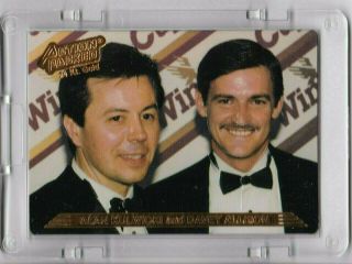 1992 Davey Allison & Alan Kulwicki: 24kt Gold Action Packed Card Ak/da G