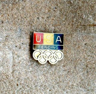 Noc Usa Team Fencing 1972 Munich Olympic Games Pin