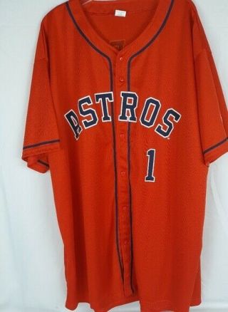 Houston Astros Carlos Correa Orange Heb Baseball Jersey Adult Xl