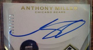 2018 Limted Football Anthony Miller Rc Auto 2 Color Patch 22/299 3